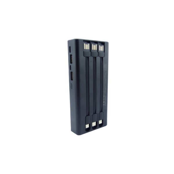 2 Batería de Emergencia 20.000 mAh | Linterna + 3 Cables USB